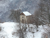 Arrive  la chapelle depuis le Mollard