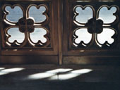 Le chancel en bois  Eglise